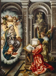 Saint Luc peignant la Madone